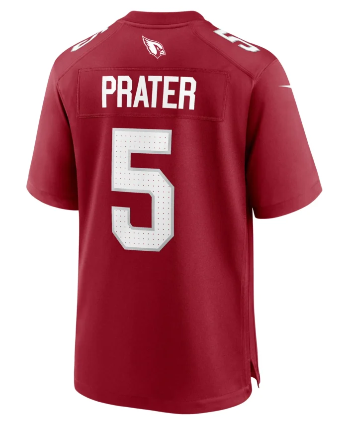 Matt Prater Arizona Cardinals Team Game Jersey -  Cardinal