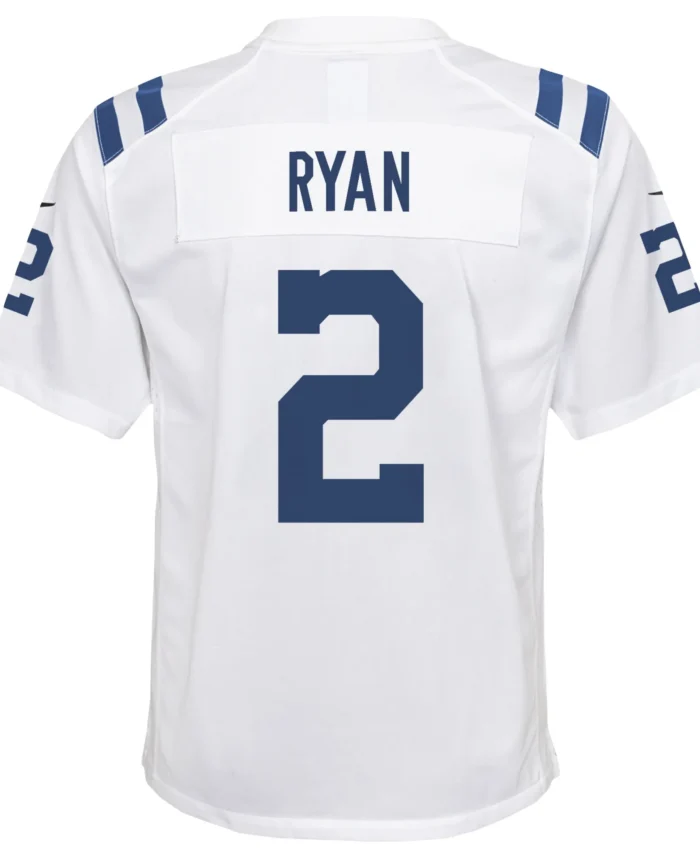 Matt Ryan Indianapolis Colts Youth Away Game Jersey - White
In Stock - This item will ship within 2 business days.