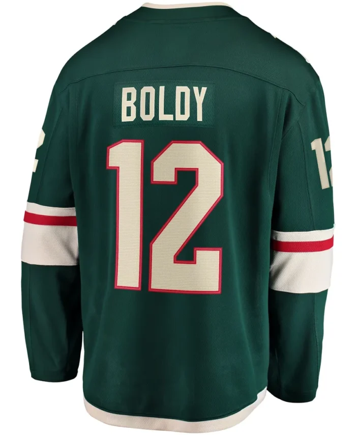 Matthew Boldy Minnesota Wild Fanatics Home Breakaway Player Jersey - Green