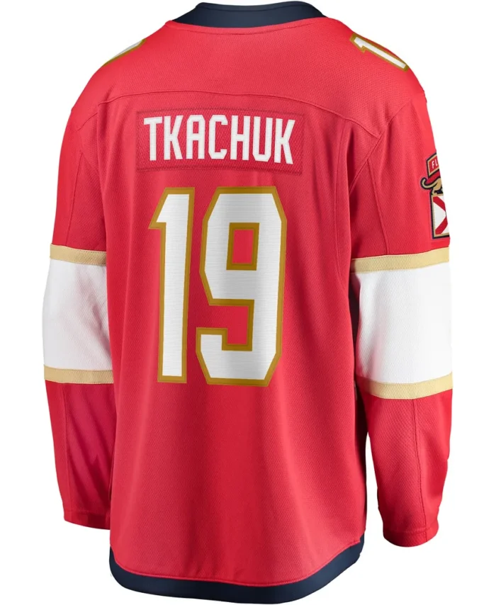 Matthew Tkachuk Florida Panthers Fanatics Home 2024 Stanley Cup Champions Breakaway Player Jersey?? Red