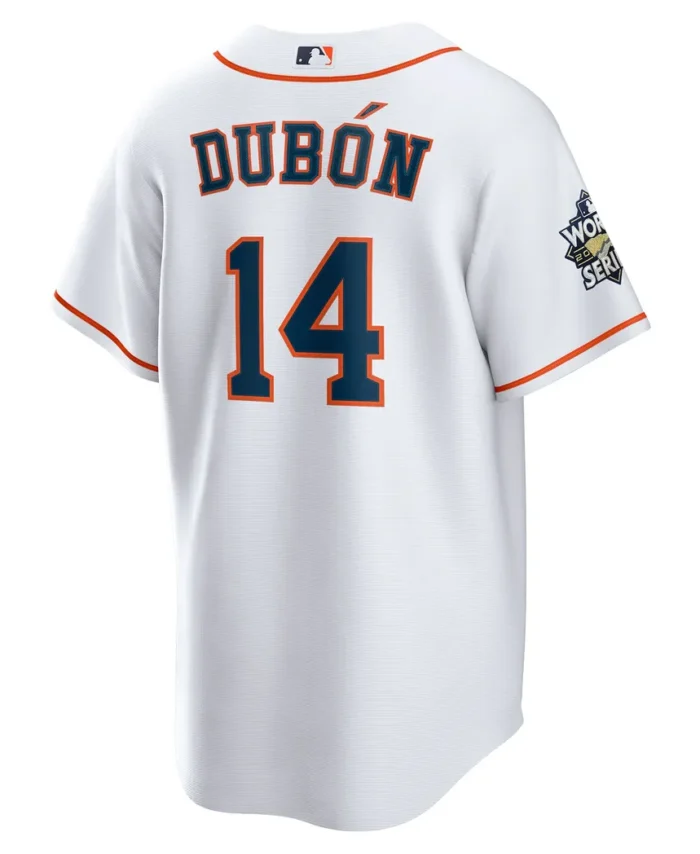 Mauricio Dub? Houston Astros Home  Replica Player Jersey - White