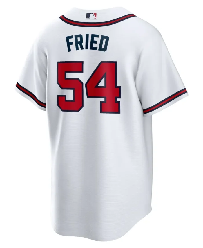 Max Fried Atlanta Braves Home Replica Player Jersey - White