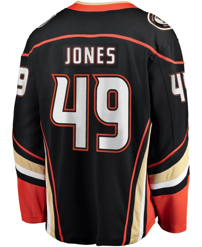 Max Jones Anaheim Ducks Fanatics Home Breakaway Jersey - Black