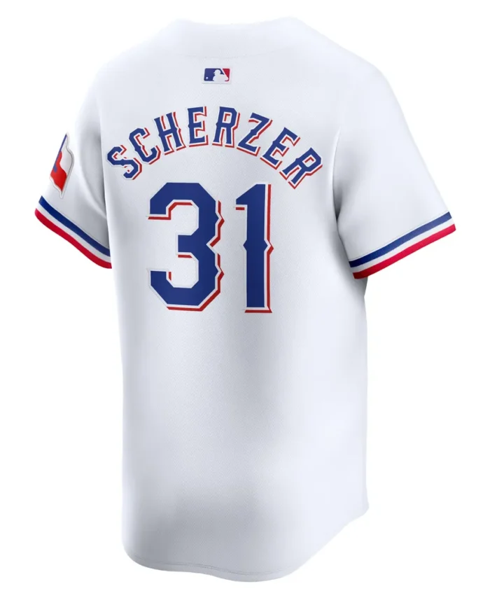 Max Scherzer Texas Rangers Home Limited Player Jersey-White