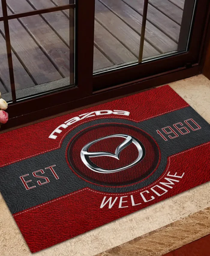 Roadster Doormat, All Over Print Doormat For Car Owners CAR169 - Red
