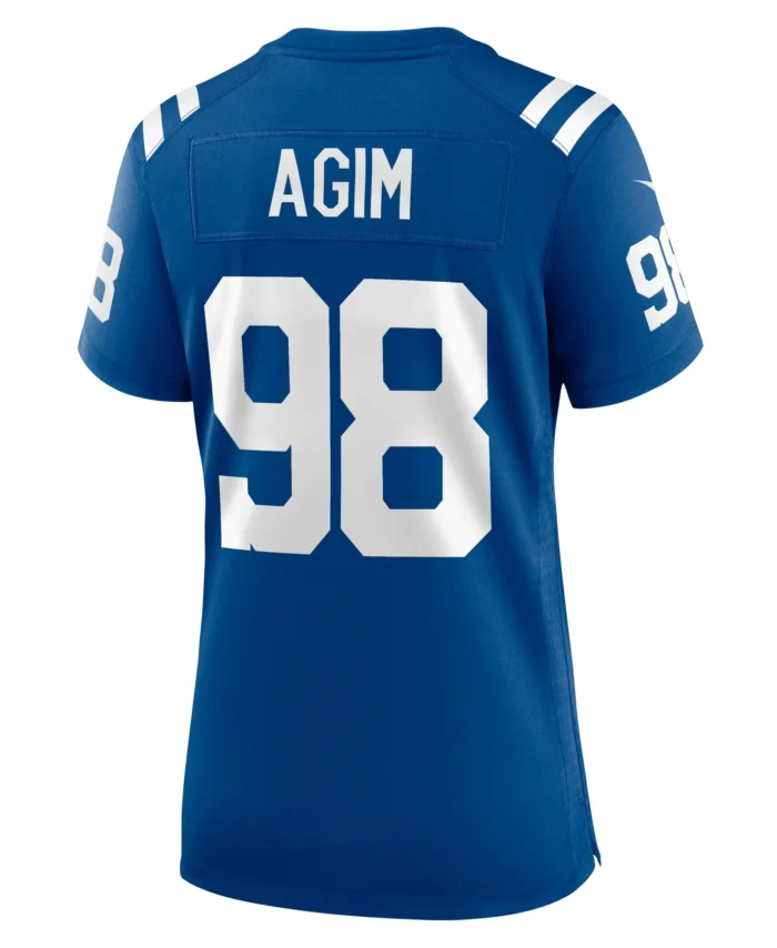 McTelvin Agim Indianapolis Colts Women's Team Game Jersey -  Royal