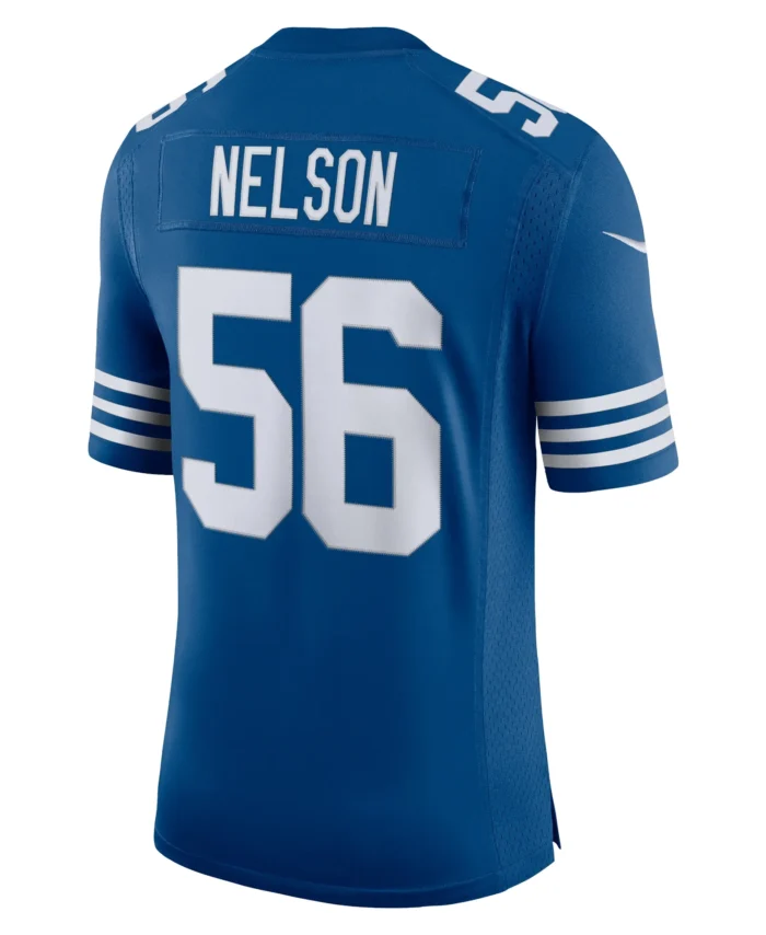 Men's Quenton Nelson Royal Indianapolis Colts Alternate Vapor Limited Jersey