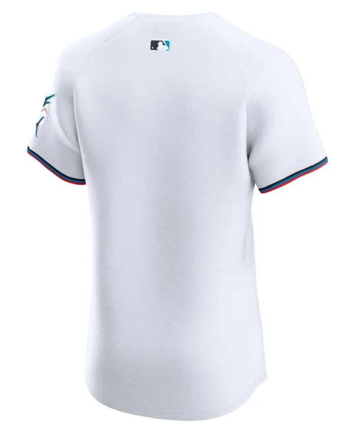 Miami Marlins Home Elite Jersey - White