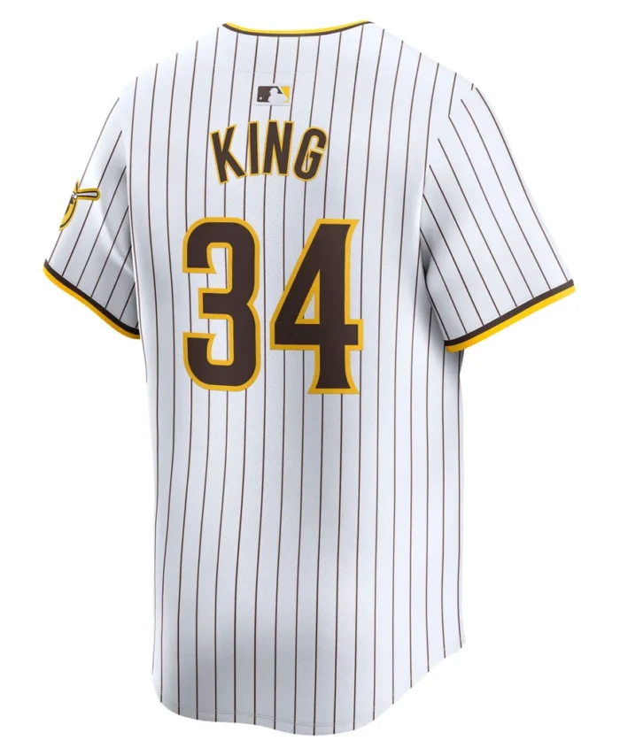 Michael King San Diego Padres Home Limited Player Jersey- White