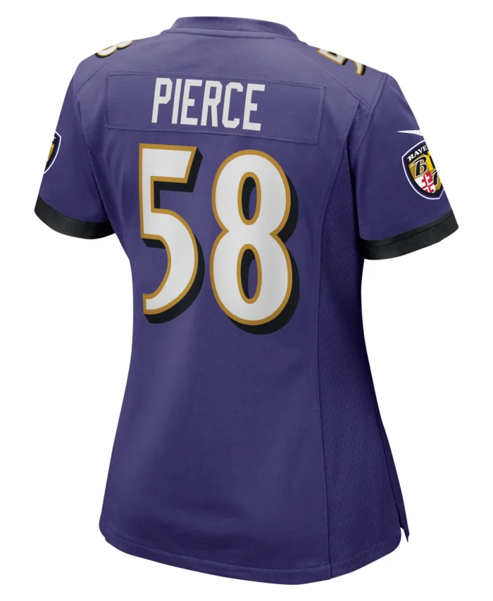 Michael Pierce Baltimore Ravens Women's Game Jersey - Purple