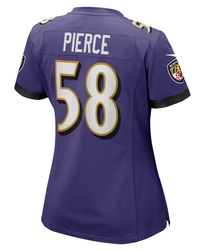 Michael Pierce Baltimore Ravens Women's Player Game Jersey - Purple