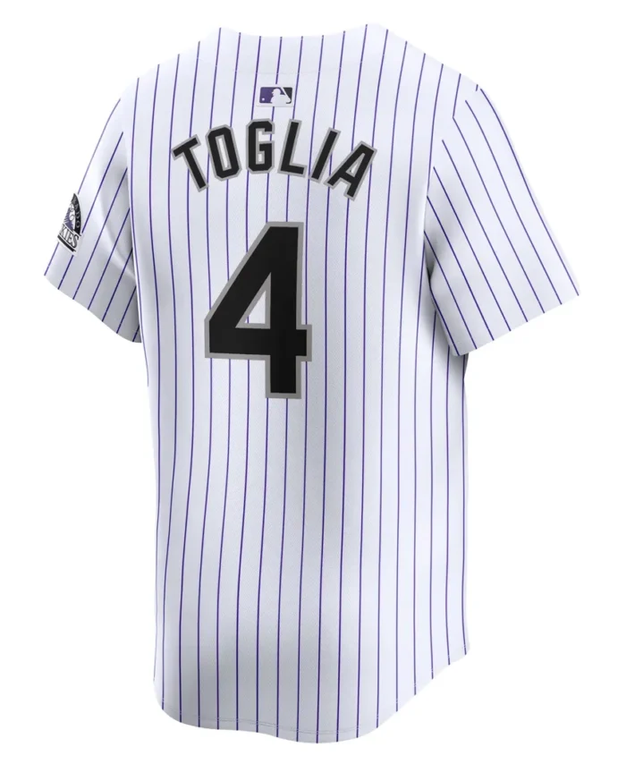 Michael Toglia Colorado Rockies Home Limited Player Jersey - White
