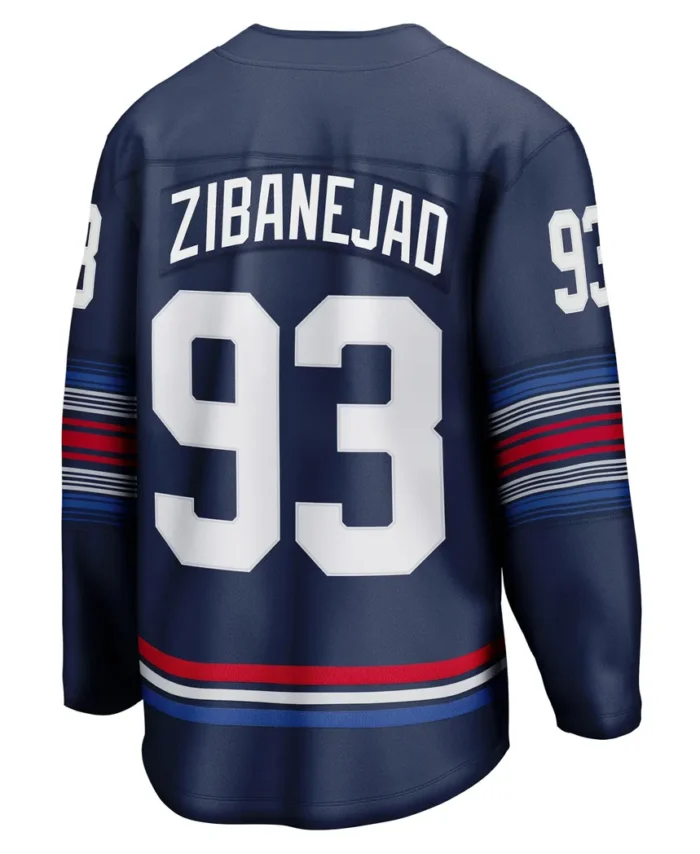 Mika Zibanejad New York Rangers Fanatics Alternate Premier Breakaway Player Jersey - Navy