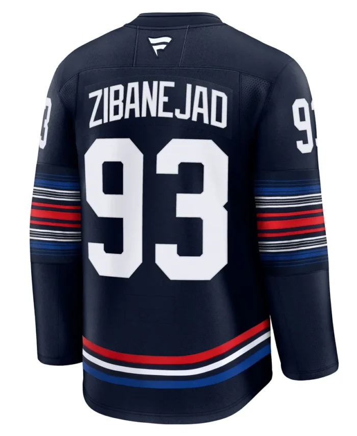 Mika Zibanejad New York Rangers Fanatics Alternate Premium Jersey - Navy
