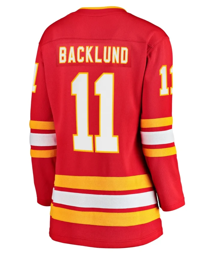 Mikael Backlund Calgary Flames Fanatics Women Home Team Breakaway Player Jersey - Red