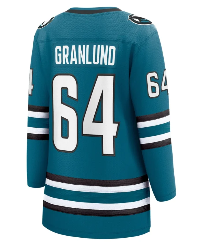 Mikael Granlund San Jose Sharks Fanatics Women Home Breakaway Player Jersey - Teal