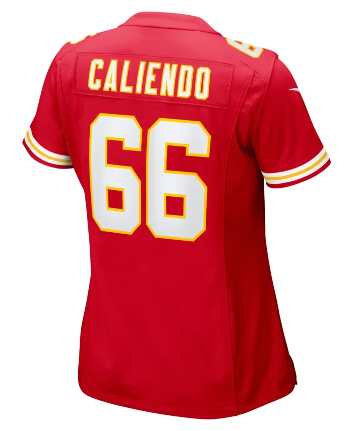 Mike Caliendo Kansas City Chiefs Women's Game Player Jersey - Red