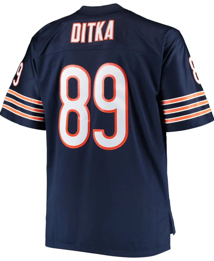 Mike Ditka Chicago Bears Mitchell & Ness Big & Tall 1966 Retired Player Replica Jersey - Navy