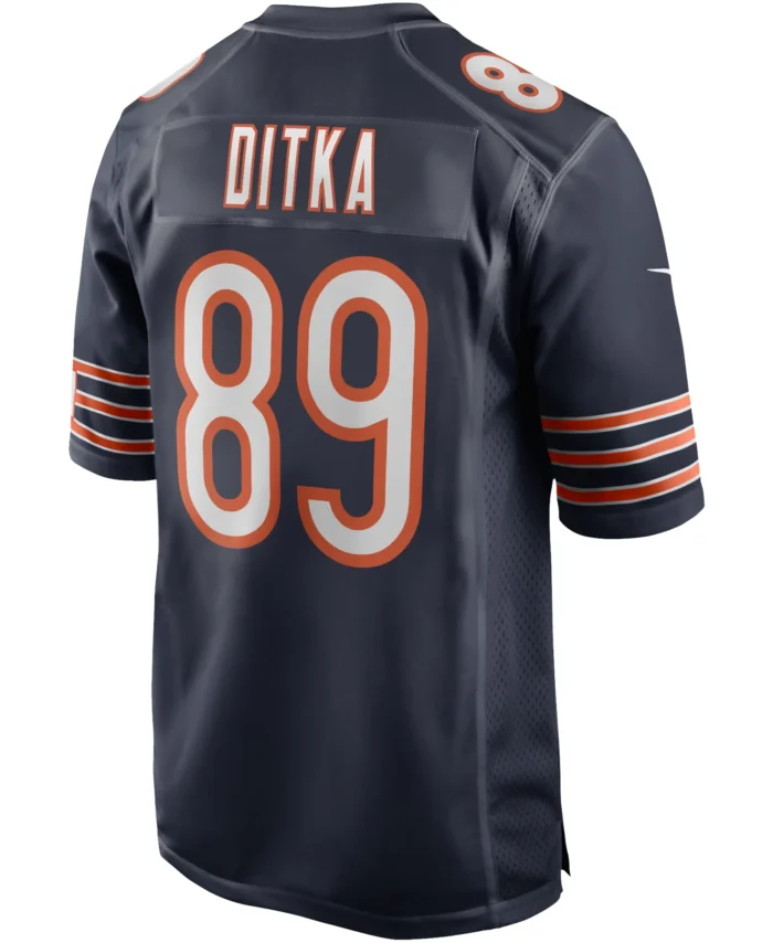 Mike Ditka Chicago Bears Game Retired Player Jersey - Navy