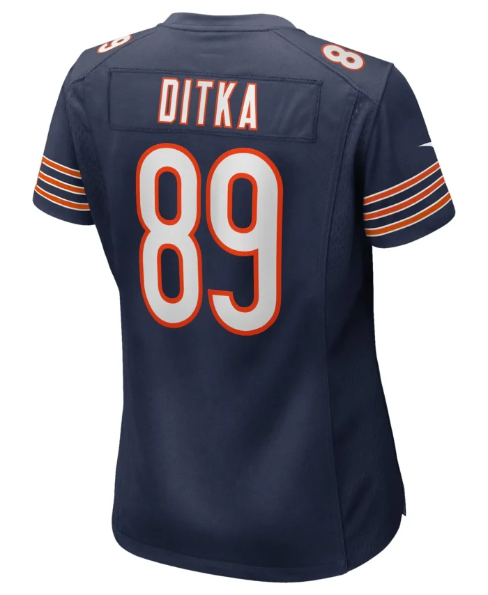 Mike Ditka Chicago Bears Women's Game Retired Player Jersey - Navy