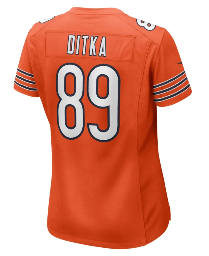 Mike Ditka Chicago Bears Women's Retired Player Jersey - Orange