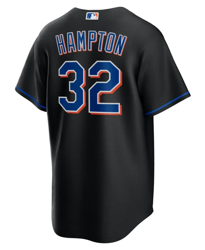 Mike Hampton New York Mets 2022 Alternate Replica Player Jersey - Black