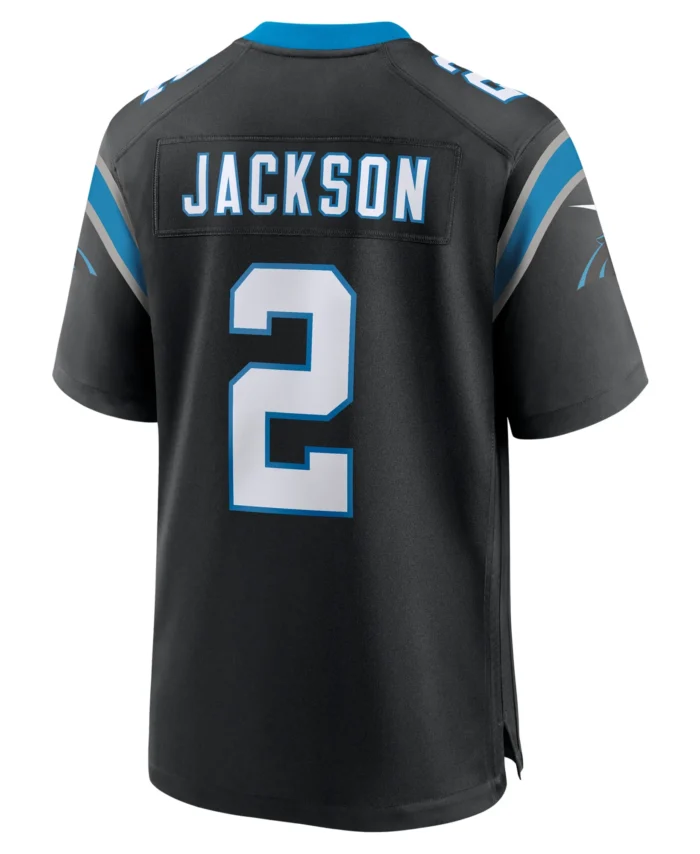 Mike Jackson Carolina Panthers  Game Jersey -  Black