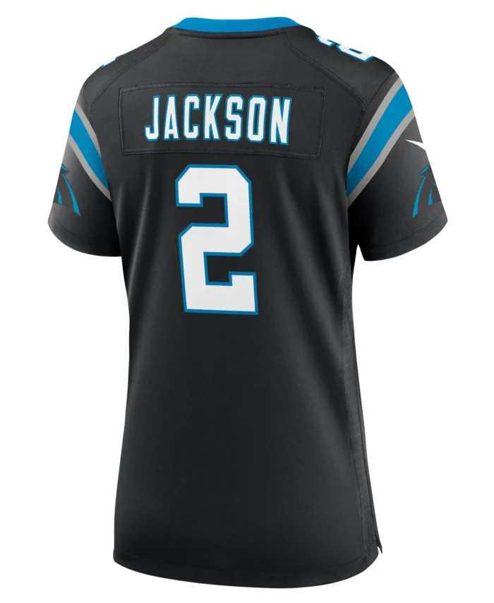 Mike Jackson Carolina Panthers Women's  Game Jersey -  Black