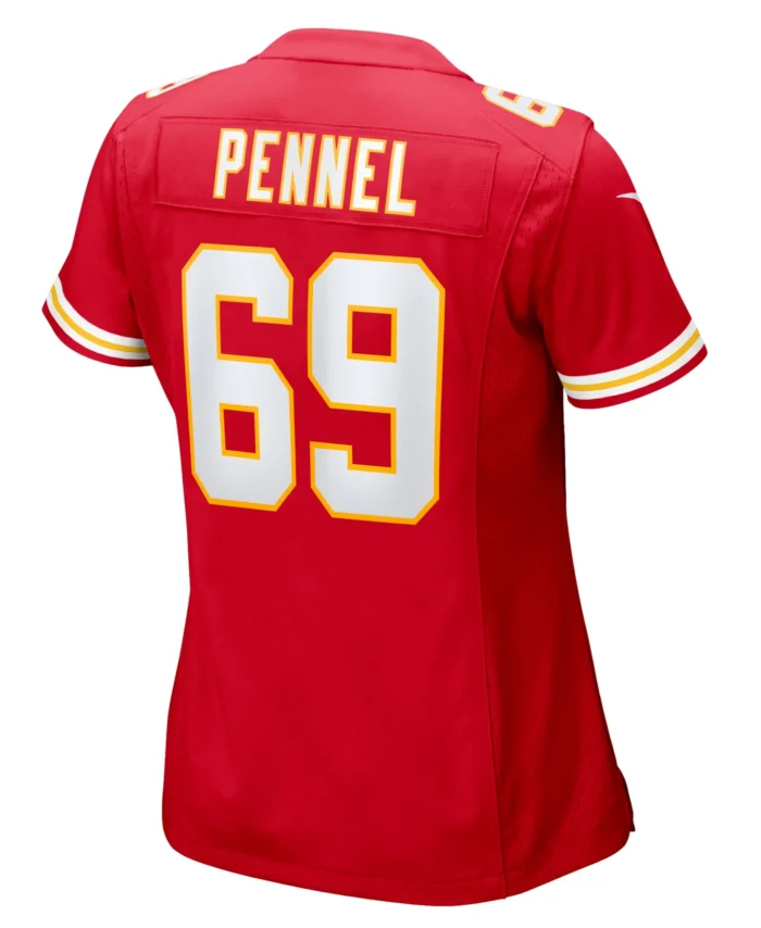 Mike Pennel Kansas City Chiefs Women's  Game Jersey -  Red