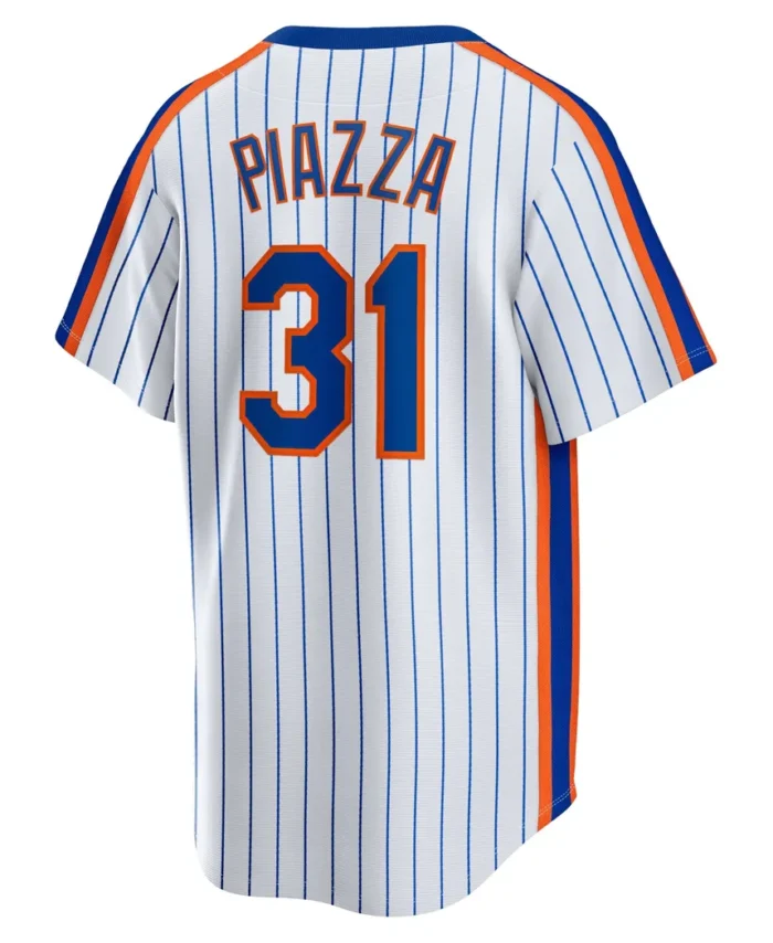 Mike Piazza New York Mets Home Cooperstown Collection Player Jersey - White