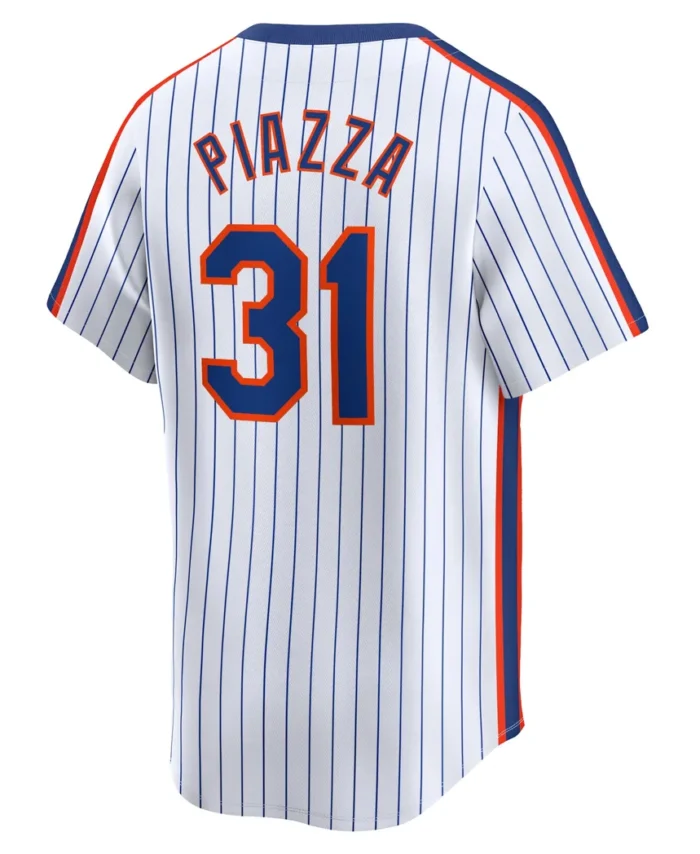 Mike Piazza New York Mets Throwback Cooperstown Limited Jersey - White