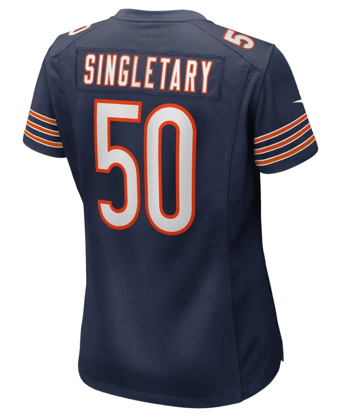 Mike Singletary Chicago Bears Women's Game Retired Player Jersey - Navy