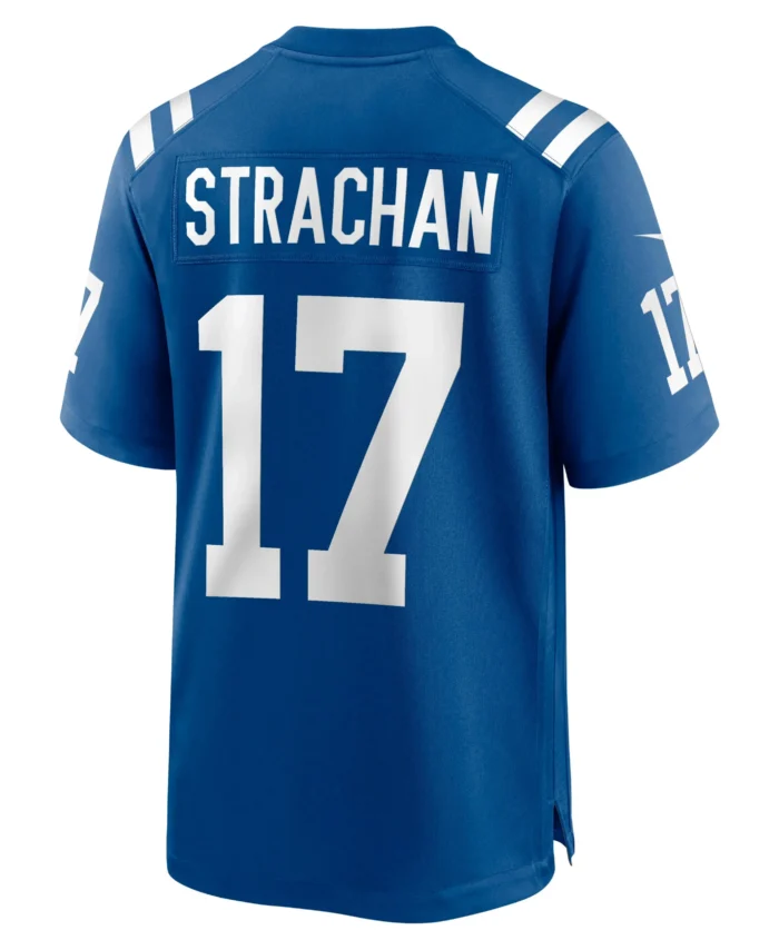 Mike Strachan Indianapolis Colts Game Jersey - Royal