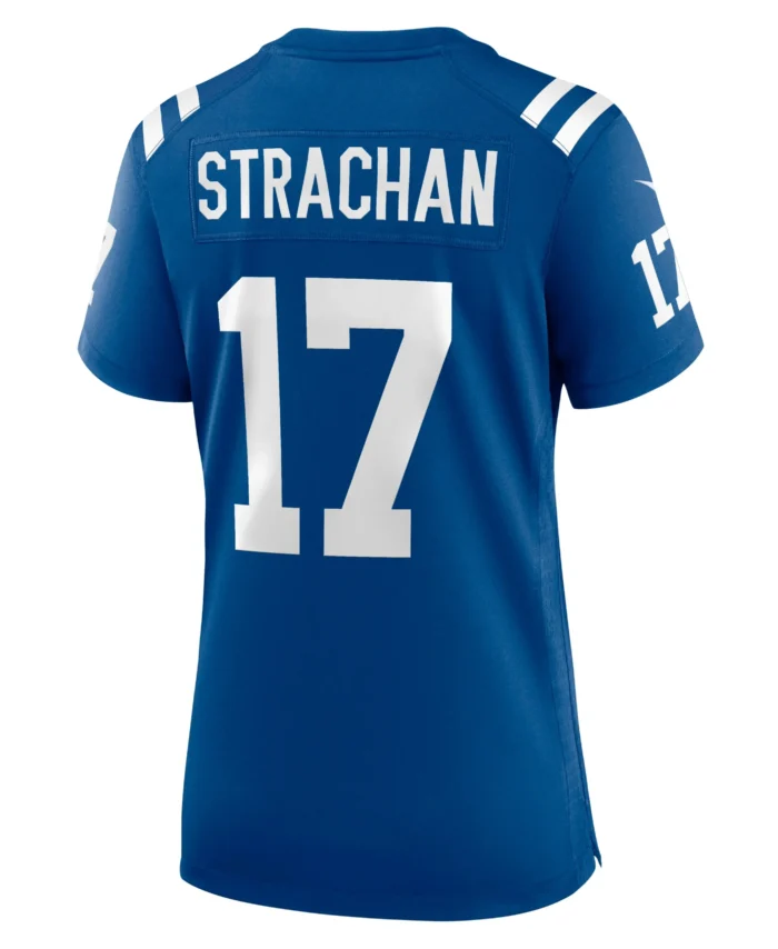Mike Strachan Indianapolis Colts Women's Game Jersey - Royal