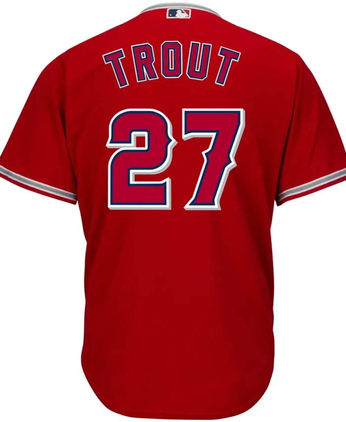 Mike Trout Los Angeles Angels Big - Tall Replica Player Jersey - Red