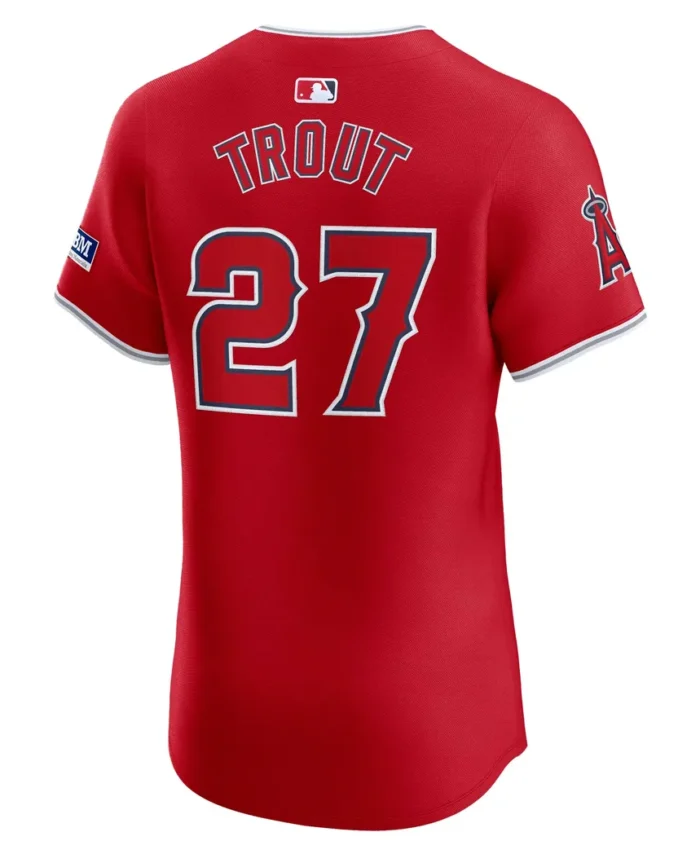 Mike Trout Los Angeles Angels Alternate Elite Player Jersey - Red