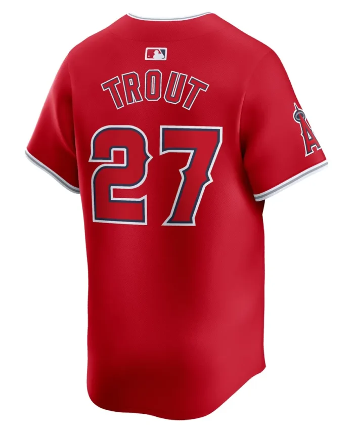 Mike Trout Los Angeles Angels Alternate Limited Player Jersey- Red