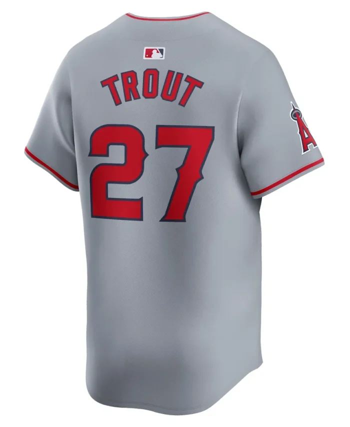 Mike Trout Los Angeles Angels Away Limited Player Jersey - Gray