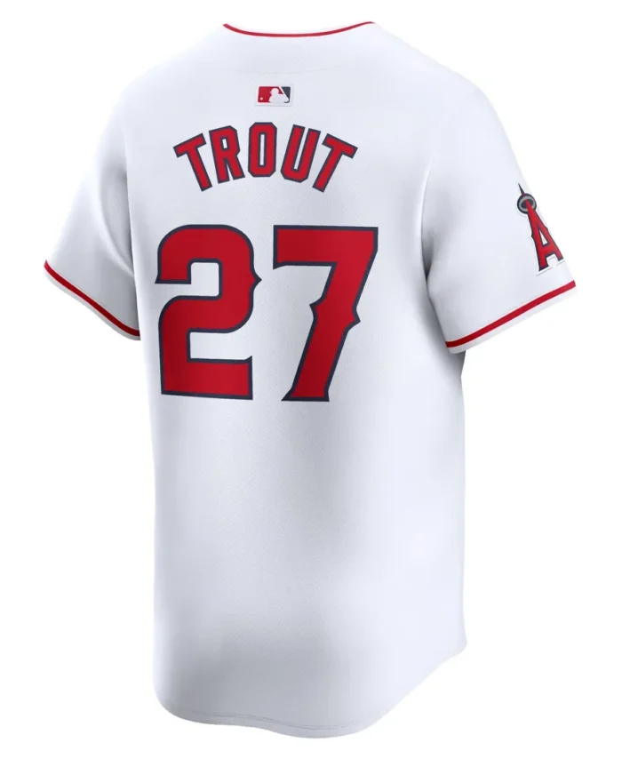 Mike Trout Los Angeles Angels Home Limited Player Jersey - White