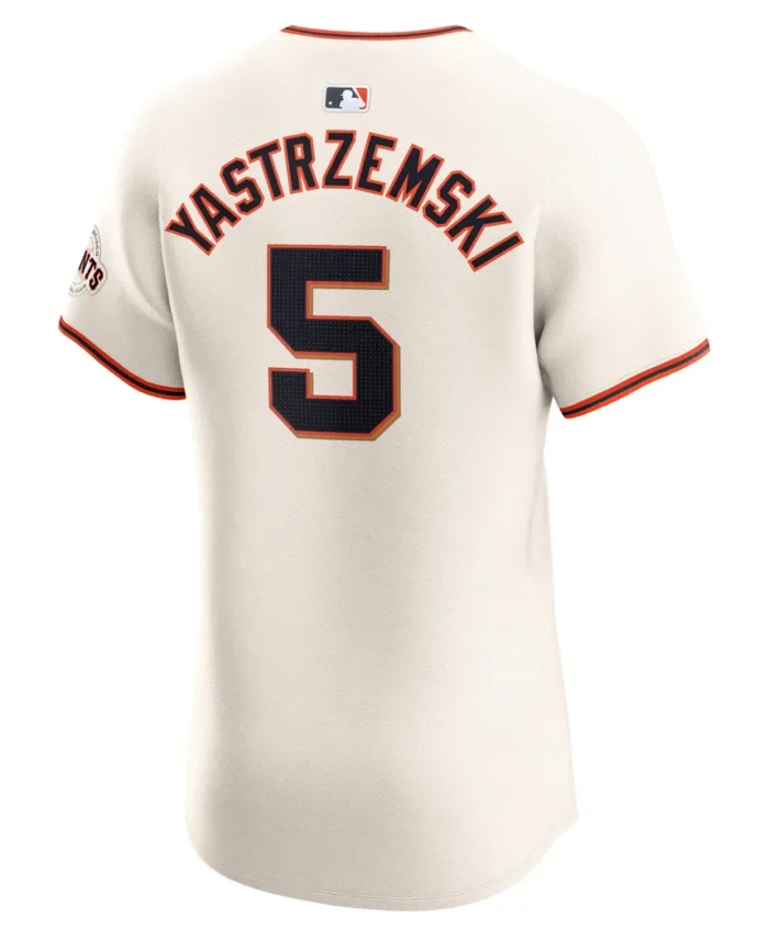 Mike Yastrzemski San Francisco Giants Home Elite Player Jersey - Cream