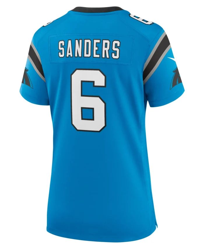 Miles Sanders Carolina Panthers Women's Team Game Jersey - Blue