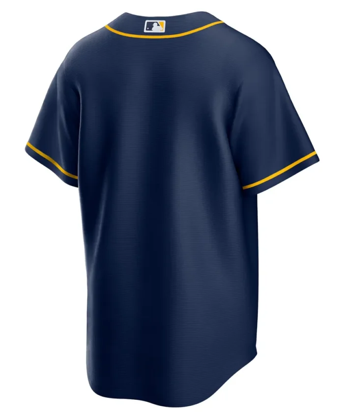 Milwaukee Brewers Alternate Replica Team Jersey - Navy