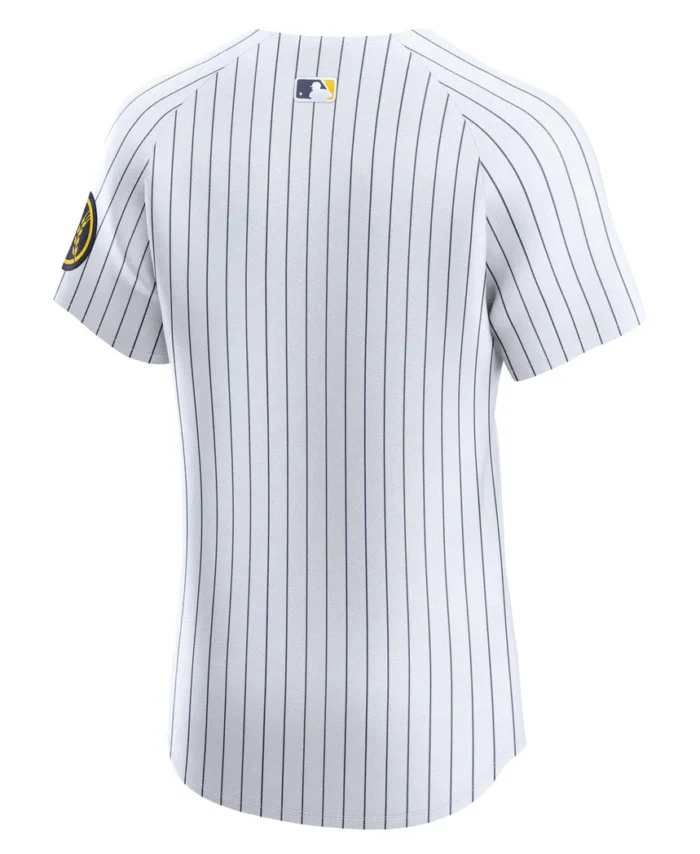 Milwaukee Brewers Alternate Vapor Premier Elite Patch Jersey - White