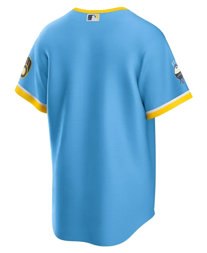 Milwaukee Brewers City Connect Replica Team Jersey - Powder Blue