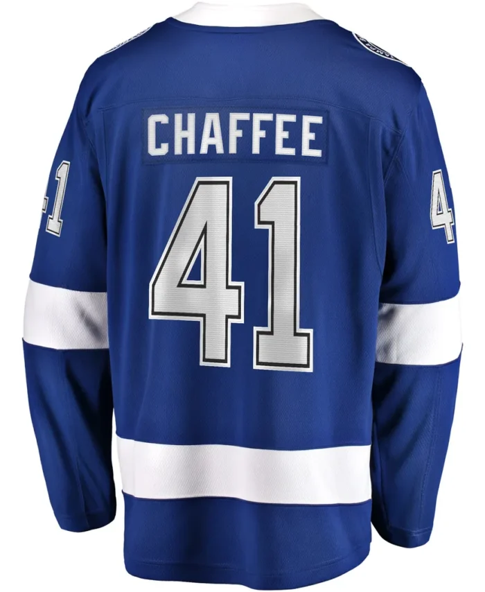 Mitchell Chaffee Tampa Bay Lightning Fanatics Home Premier Breakaway Player Jersey - Blue