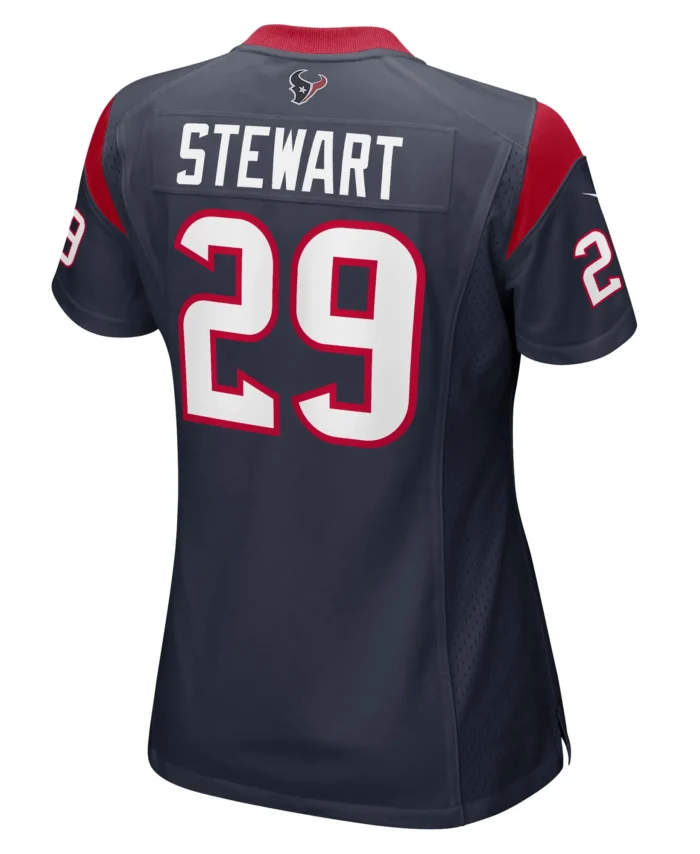 M.J. Stewart Houston Texans Women's Game Player Jersey - Navy