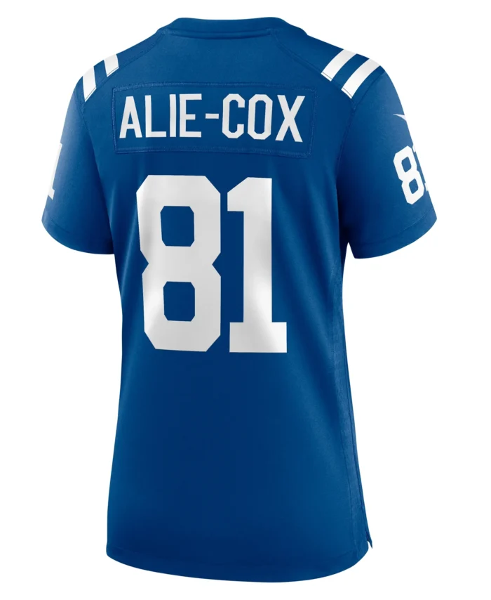 Mo Alie-Cox Indianapolis Colts Women's Team Game Jersey - Royal