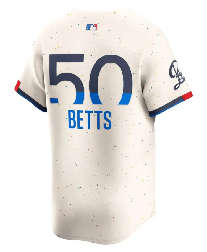 Mookie Betts Los Angeles Dodgers 2024 City Connect Limited Player Jersey - Cream