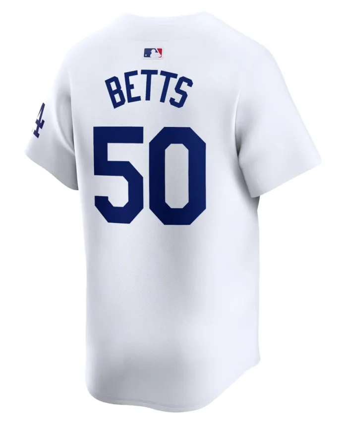 Mookie Betts Los Angeles Dodgers Home Limited Player Jersey - White