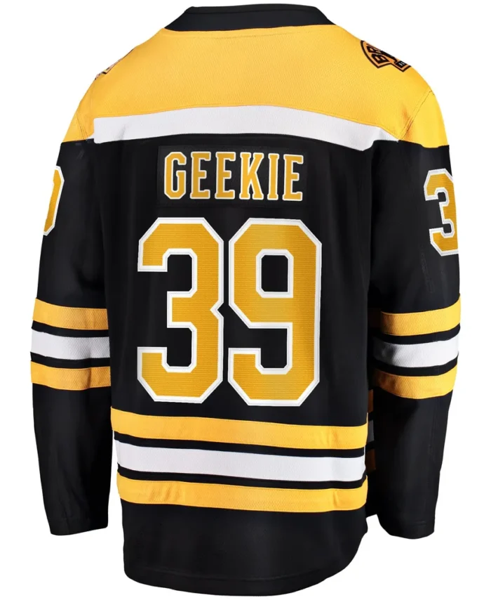 Morgan Geekie Boston Bruins Fanatics Home Breakaway Jersey - Black